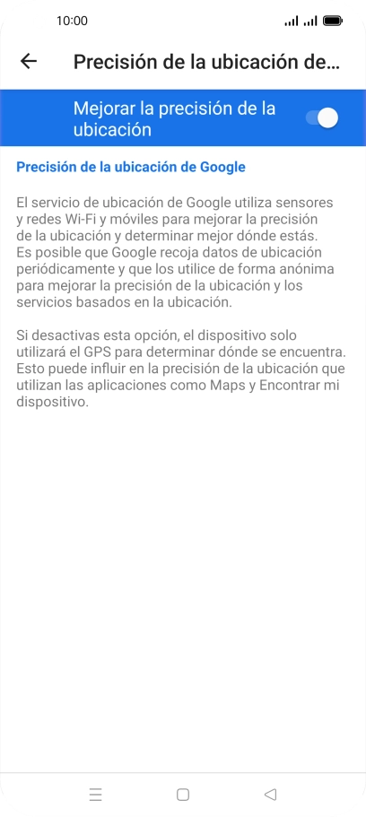 Si pulsas el indicador junto a 
