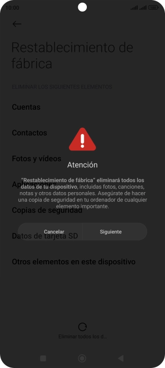 Pulsa Siguiente.