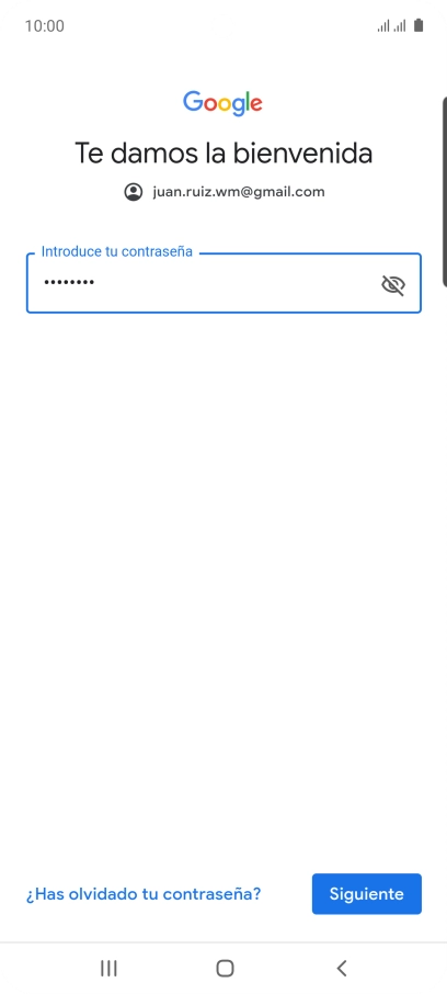 Pulsa Siguiente.
