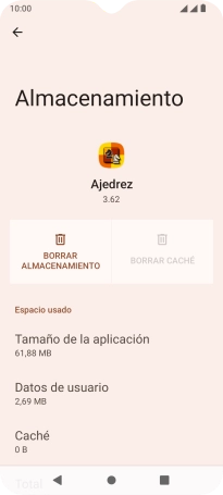 Pulsa la tecla de inicio para terminar y regresar a la pantalla de inicio.