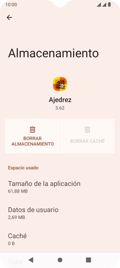 Pulsa la tecla de inicio para terminar y regresar a la pantalla de inicio.