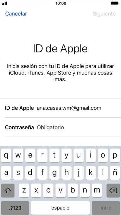Pulsa en el campo junto a 
