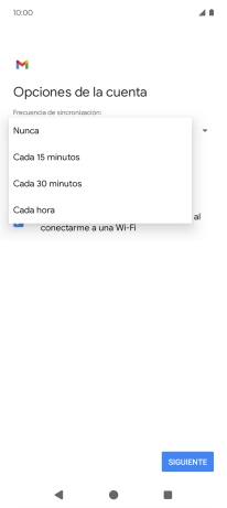 Pulsa el ajuste deseado.