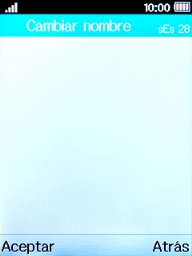 Introduce Vodafone Internet y pulsa la tecla de selección izquierda.