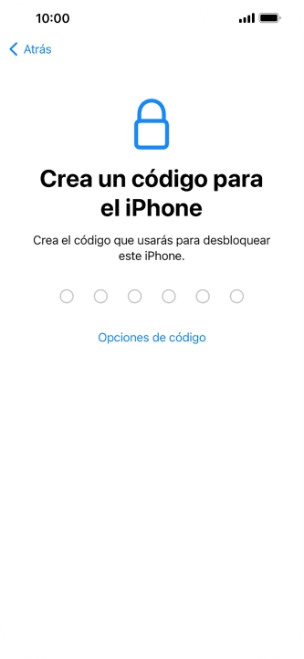 Pulsa Opciones de código.