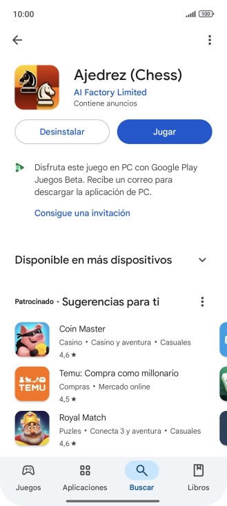 Desliza el dedo hacia arriba desde la parte inferior de la pantalla para terminar y volver a la pantalla de inicio.