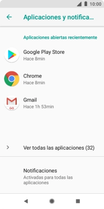 Pulsa la app deseada.