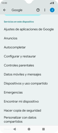 Pulsa Encontrar mi dispositivo.