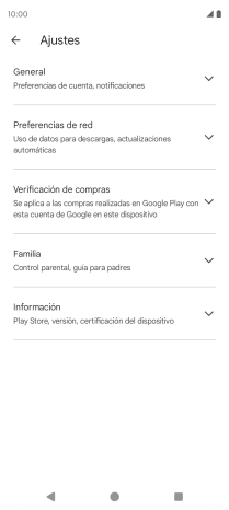 Pulsa Preferencias de red.