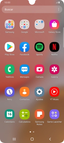 Pulsa Galería y desplázate a la carpeta deseada.