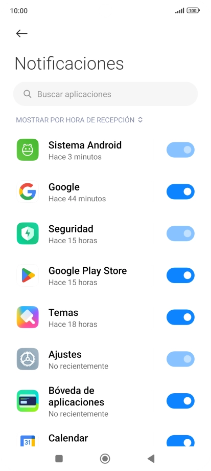 Pulsa la app deseada.
