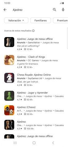 Pulsa la app deseada.