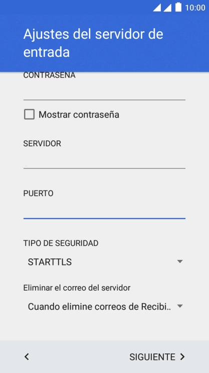 Pulsa la lista desplegable bajo 