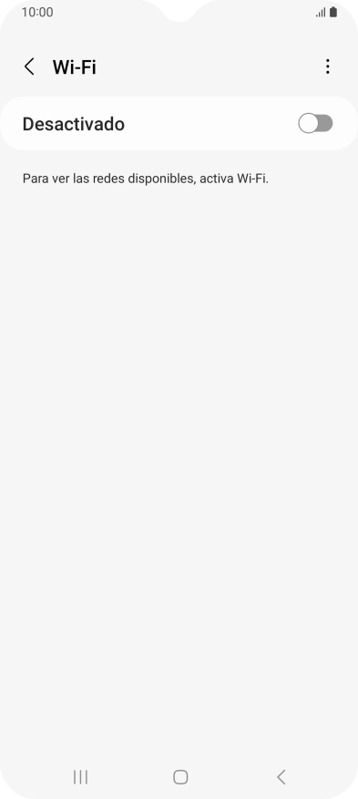 Pulsa el indicador para activar la función.