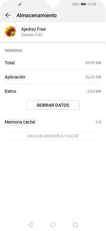 Pulsa la tecla de inicio para terminar y regresar a la pantalla de inicio.