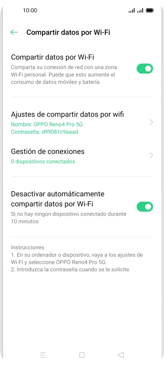 Pulsa la tecla de inicio para terminar y regresar a la pantalla de inicio.