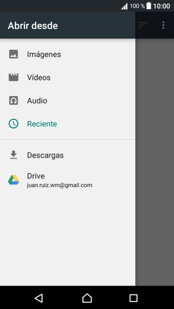 Pulsa una categoría y desplázate a la carpeta deseada. Pulsa una categoría y desplázate a la carpeta deseada.