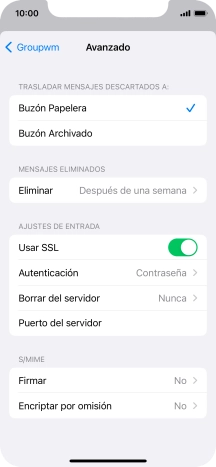 Pulsa el indicador junto a 