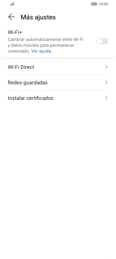 Pulsa el indicador junto a 