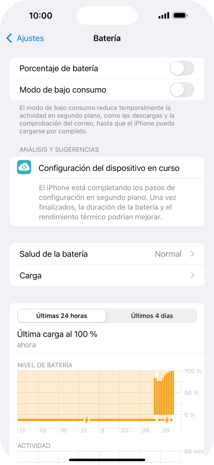 Pulsa el indicador junto a 