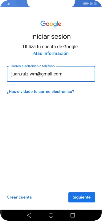 Pulsa Siguiente.