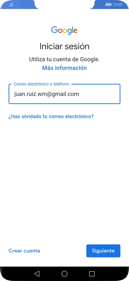Pulsa Siguiente.
