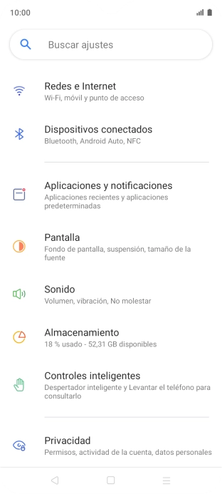 Pulsa Redes e Internet.