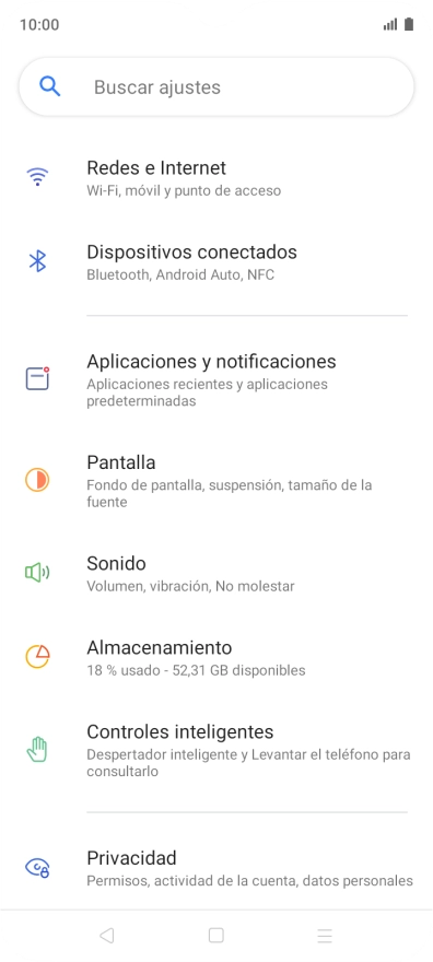 Pulsa Redes e Internet.