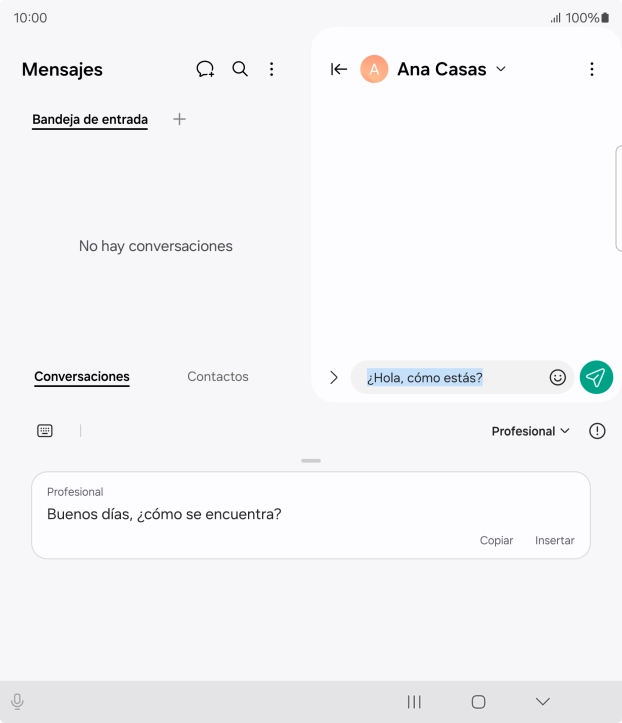 Pulsa Insertar.