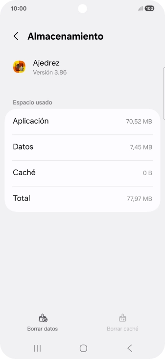 Pulsa la tecla de inicio para terminar y regresar a la pantalla de inicio.