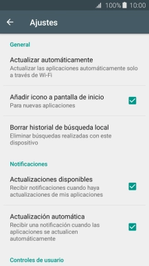 Pulsa Actualizar automáticamente.