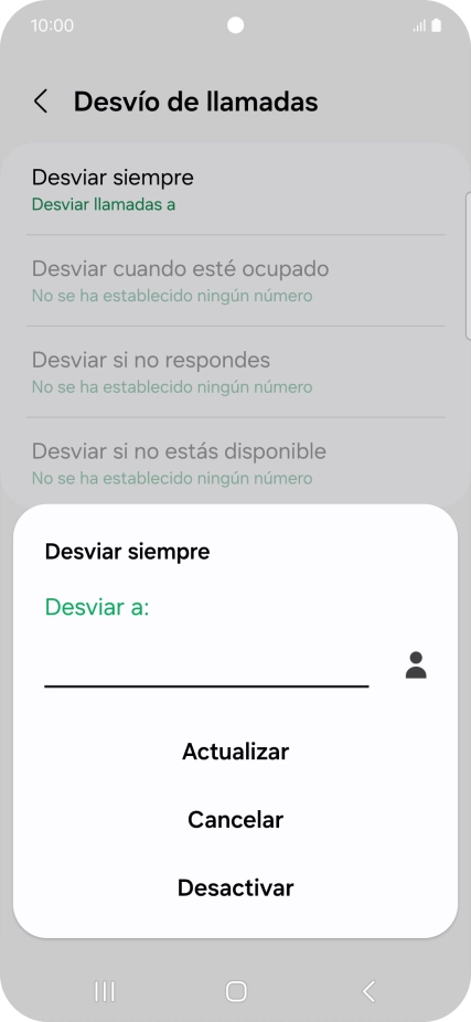 Pulsa Desactivar. Pulsa Desactivar.