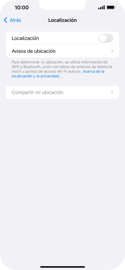 Pulsa el indicador junto a 