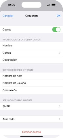 Pulsa SMTP.