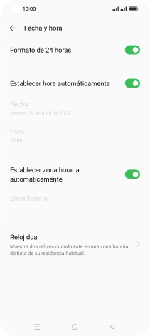 Pulsa la tecla de inicio para terminar y regresar a la pantalla de inicio.