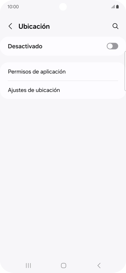 Pulsa el indicador para activar o desactivar la función.