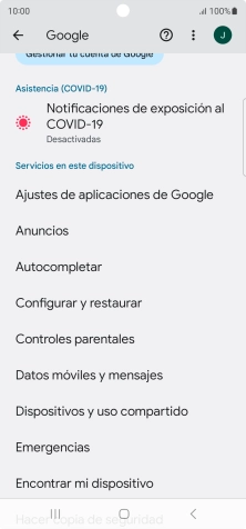 Pulsa Encontrar mi dispositivo.