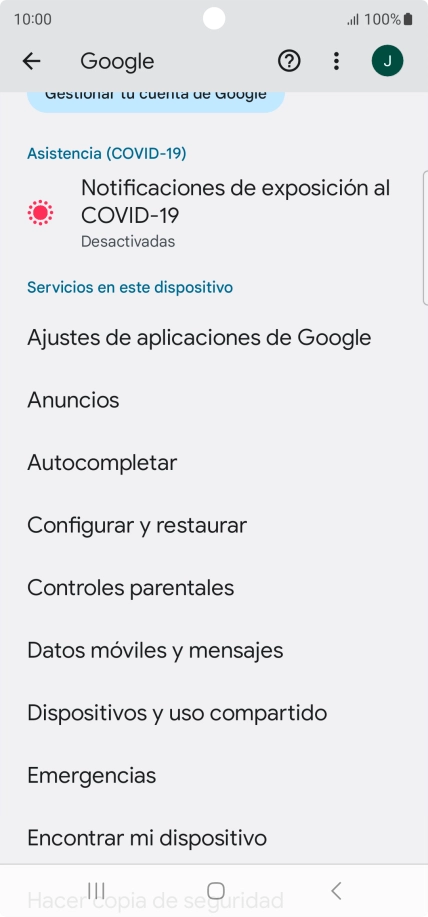 Pulsa Encontrar mi dispositivo.