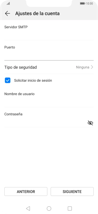 Pulsa Tipo de seguridad.