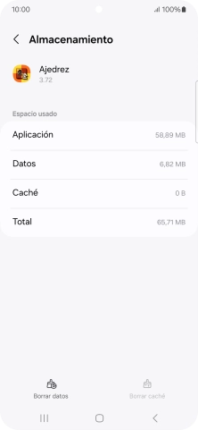 Pulsa la tecla de inicio para terminar y regresar a la pantalla de inicio.