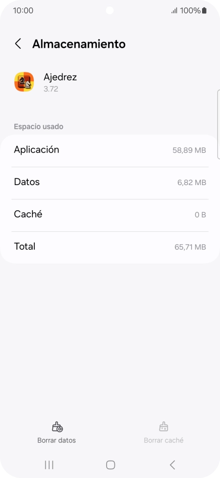 Pulsa la tecla de inicio para terminar y regresar a la pantalla de inicio.