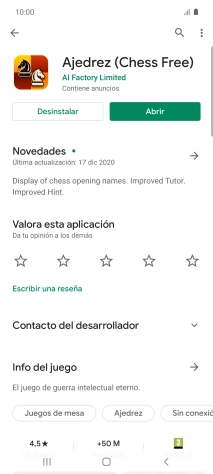 Pulsa Desinstalar.