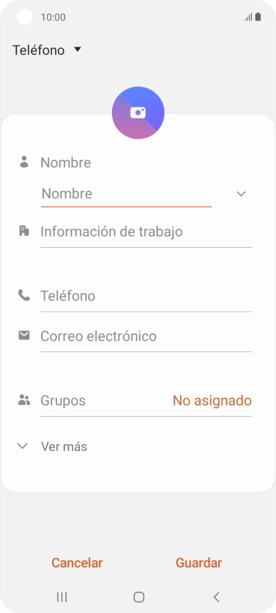 Pulsa la lista desplegable de la guía.
