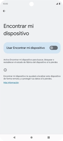 Pulsa el indicador junto a 