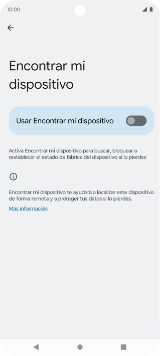 Pulsa el indicador junto a 