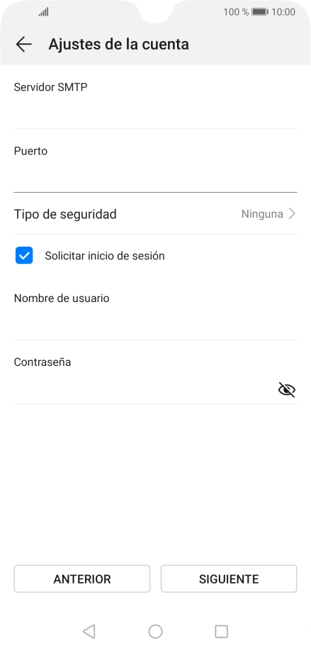 Pulsa Tipo de seguridad.
