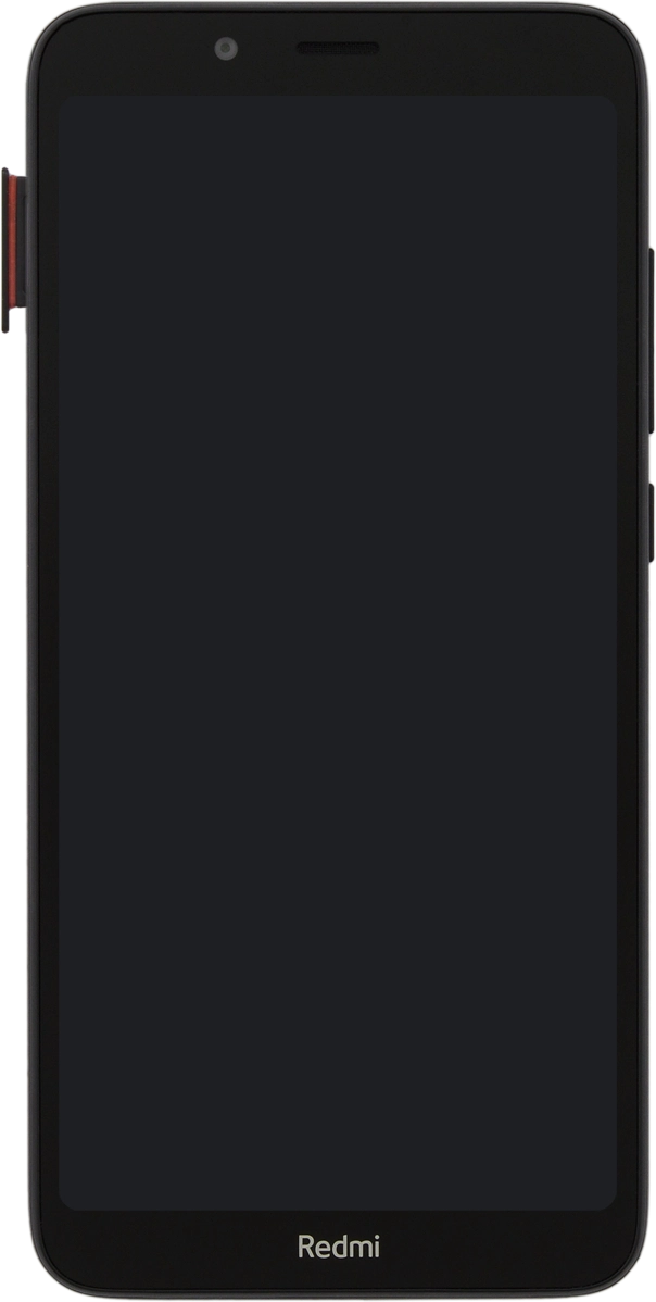 Retira el contenedor de tarjetas del teléfono.