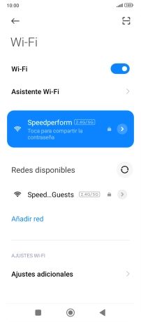 Pulsa la tecla de inicio para terminar y regresar a la pantalla de inicio.