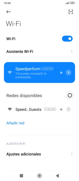 Pulsa la tecla de inicio para terminar y regresar a la pantalla de inicio.