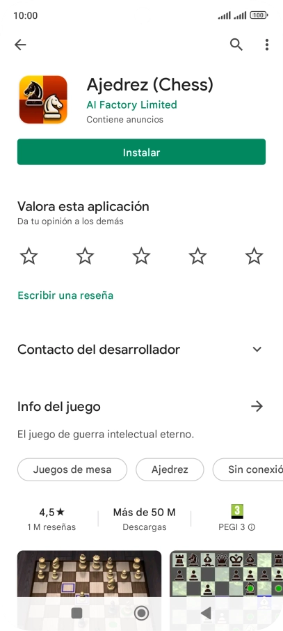 Pulsa la tecla de inicio para terminar y regresar a la pantalla de inicio.
